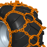 Záběrová řetěz RUD HSC-10 kruh. (16,9-30)