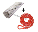 lano valc.PREMIUM 12 mm / 70m + 5 úväzkov oblé 2,5m