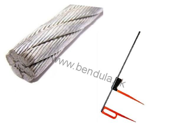 lano valc.PREMIUM 10mm 60m + priemerka Kinex 80 cm
