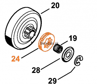 prstenec 325 8 zub