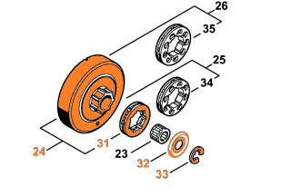 bubon spojky MS 362